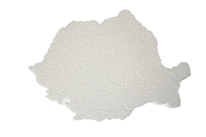 Accesorii craft - harta Romaniei polistiren