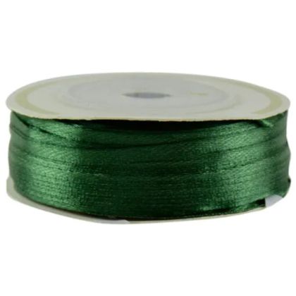 Panglica satin verde 3mmx50m 478158
