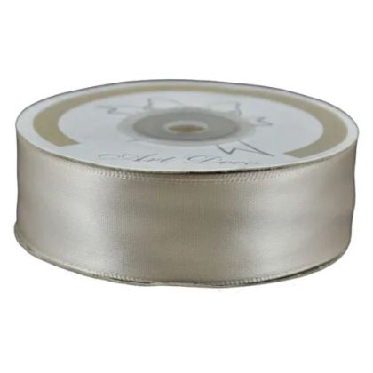Panglica satin crem 25mmx5m 478313