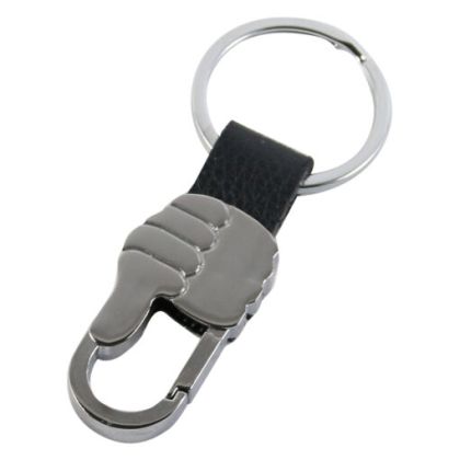 Breloc cu catarama 2x8cm din metal 3319