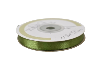Rola panglica satin verde 10mm x 25m art deco 478112