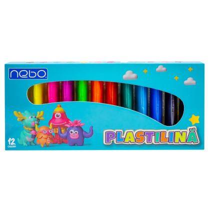Plastilina 12 culori nebo 16726