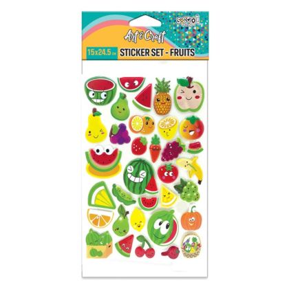 Accesorii craft stickere 3d fructe sc2614