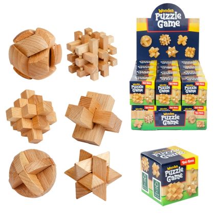 Joc puzzle 3d din lemn toi-toys 42058z