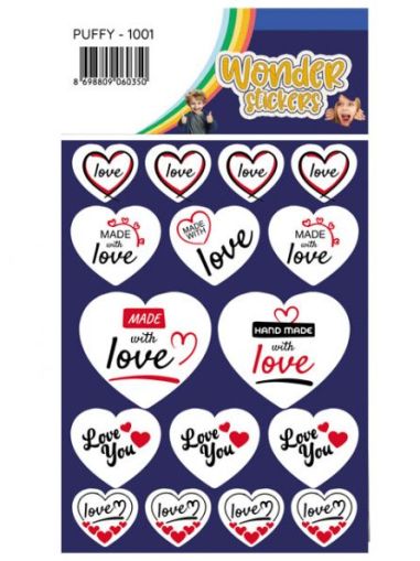 Sticker puffy love series 1001 tanex