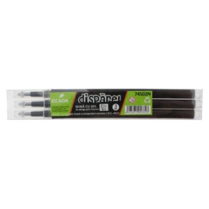 Mina cu gel disparel negru / bucata