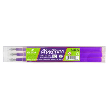 Mina cu gel disparel mov / bucata