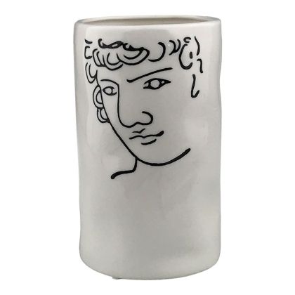 Vaza cu om desenat 20.5cm 1687h