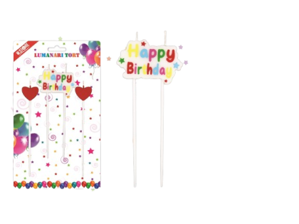 Set lumanari la multi ani au/ag 3buc 032894