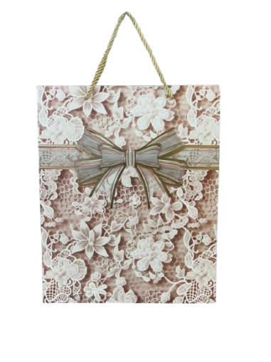Punga cadou 26x32x10cm - dantela pgcd00113