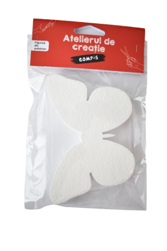 Accesorii craft - fluturas polistiren 15x10cm grosime 2cm