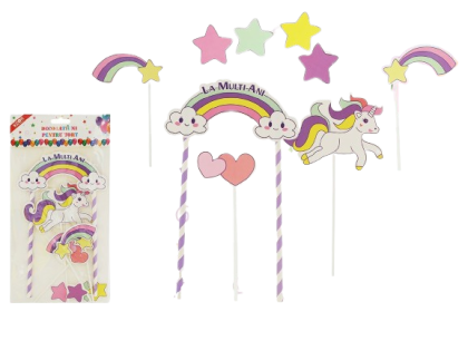 Set decoratiuni pentru tort 9piese 082741