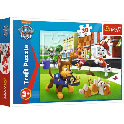 Puzzle trefl 30 patrula catelusilor catei in actiune 18306
