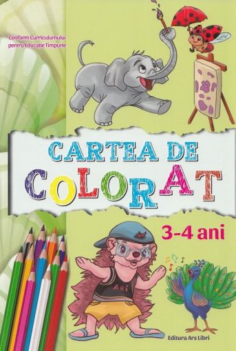 Carte de colorat 3-4 ani grupa mica