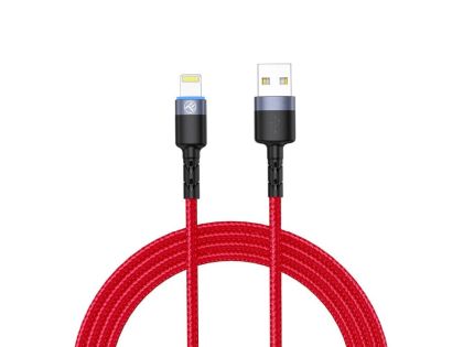 Cablu tellur lightning cu led 3a 1.2m rosu tll155354