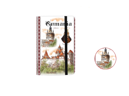 Agenda suvenir Romania 10x15cm 087543