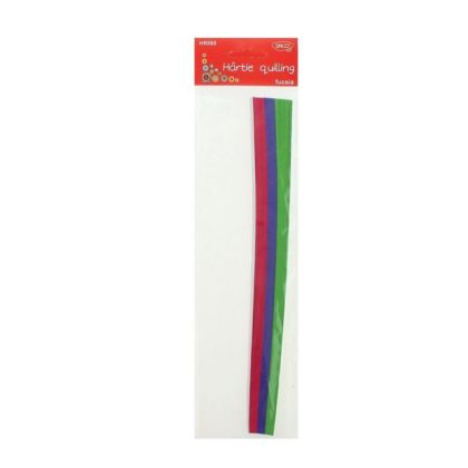 Hartie quilling 30x0.5cm 200/set fucsia daco hr906