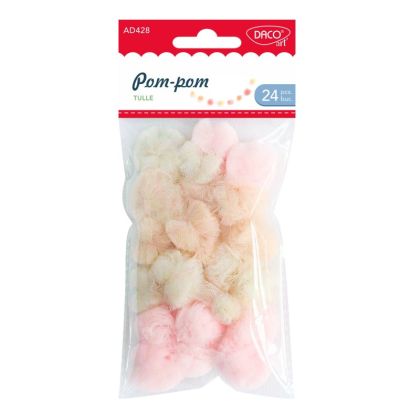 Accesorii craft- a428 pompom tulle daco