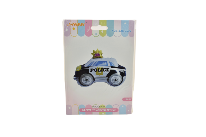 Balon folie figurina police car 74x65cm zzc-639