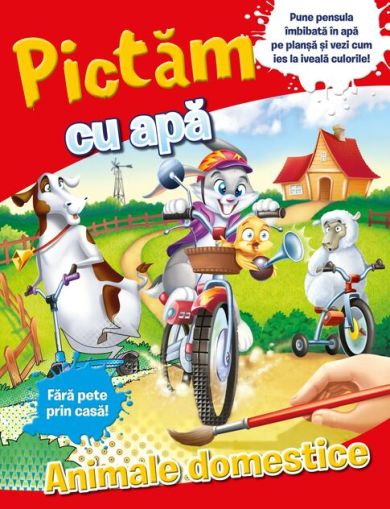 Pictam cu apa.Animale domestice