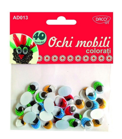 Accesorii craft ad013 ochi mobili colorati                  