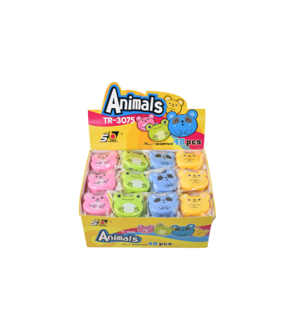 Ascutitoare plastic dubla animals tr-3075 bz154