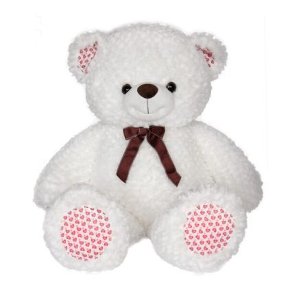 Urs alb cu labute stralucitoare 120cm 080197-1