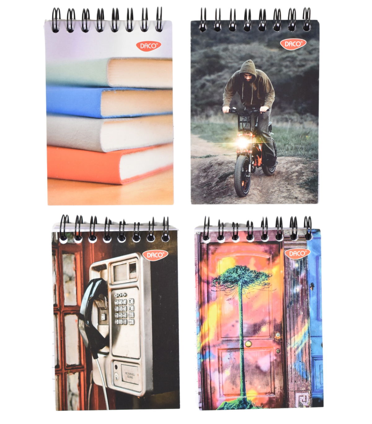 Bloc notes a7 spira 80 file daco bn780dr