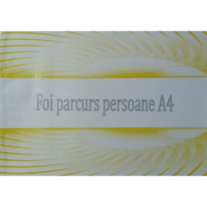 Foi de parcurs persoane                                     