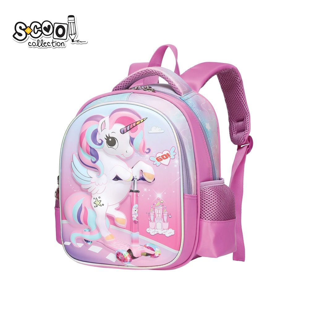 Ghiozdan ergonomic 3d unicorn 31x24x9cm s-cool sc2550