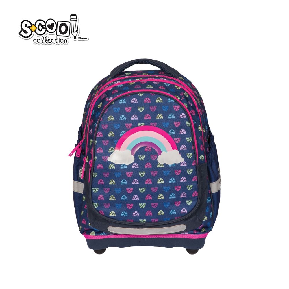 Ghiozdan anatomic rainbow 38x39x19.5 cm sc2640