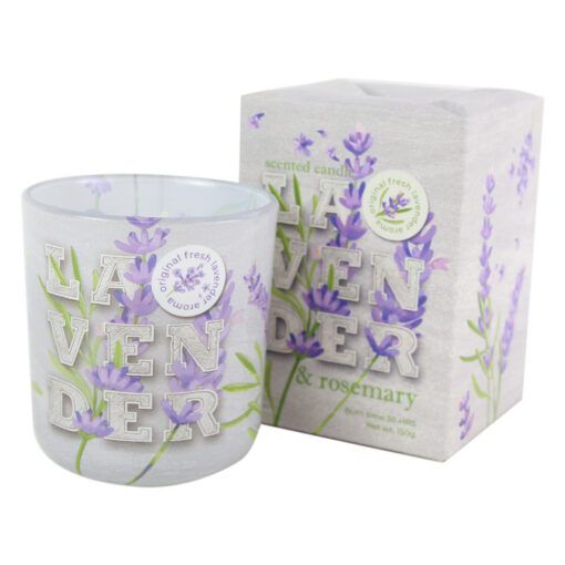 Lumanare parfumata in pahar lavender 150gr