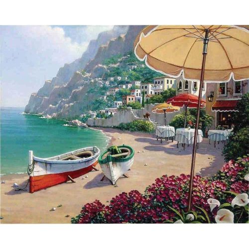 Panza de pictura pe numere 40x50cm portofino 89680 centrum