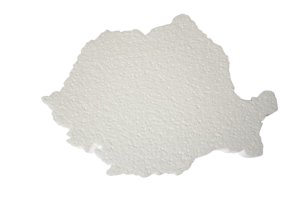 Accesorii craft - harta Romaniei polistiren