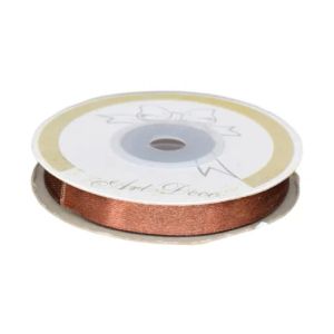 Panglica satin cafea 10mmx25m 478133