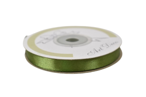 Rola panglica satin verde 10mm x 25m art deco 478112