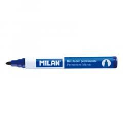 Marker permanent milan varf rotund albastru