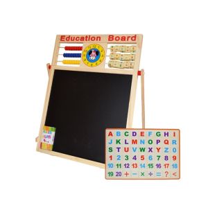 Tablita magnetica 46.5cm alb-negru+accesorii lsc41-9