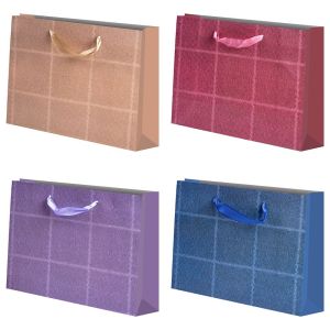 Punga cadou unicolora jeans 40x30x14cm jns-l