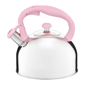 Ceainic cu maner colorat 2.3l roz garden 37164