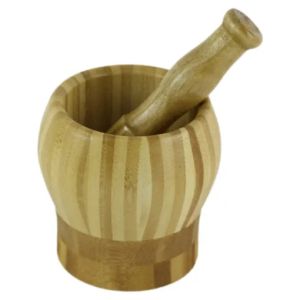 Mojar cu pistil din lemn 11 cm