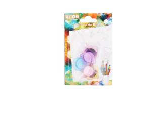 Magnet tabla plastic transparent stea/5buc