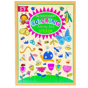 Caiet de colorat a4 + stickere 16 file jq969