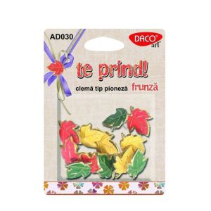 Accesorii craft ad030 clema tip pioneza frunza