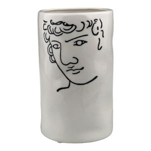 Vaza cu om desenat 20.5cm 1687h