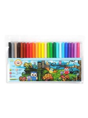 Carioca 24 culori owls - koh-I-noor k1012-24 2