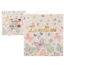 Set servetele party fluturi 33x33cm 10buc 082585