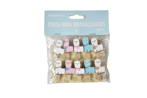 Accesorii craft clame lemn llama 10/set m104234