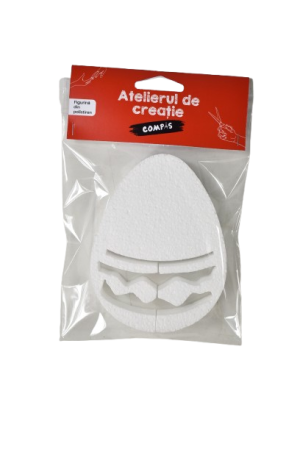 Accesorii craft - ou polistiren decor 14x11cm grosime 2cm