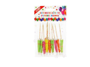 Set decoratiuni umbrelute 10buc 058552